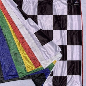 Race Track Flags NASCAR Official Full Size Hand Held Racing Complete ...