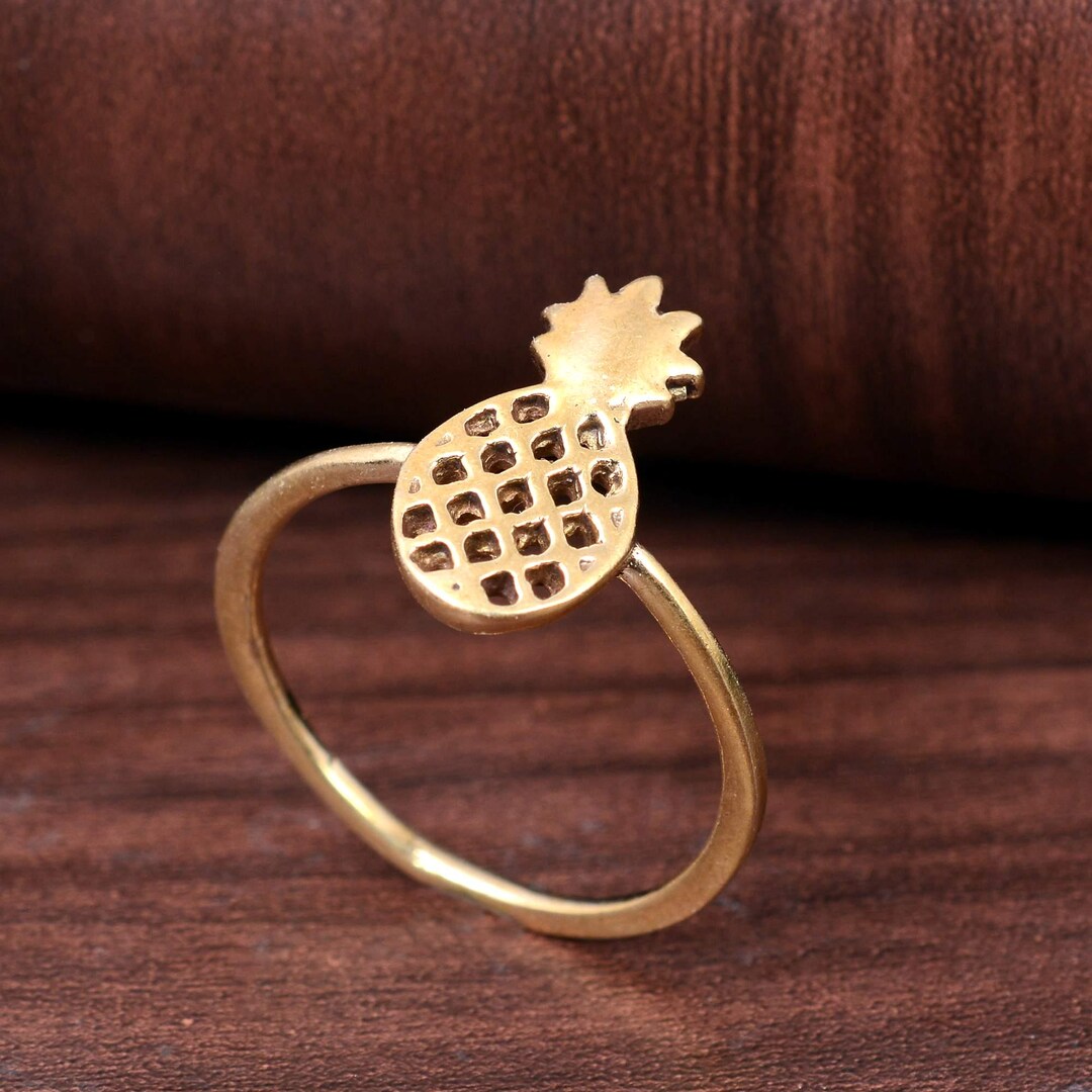 Realfruit Rings Pineapple Ring, Fruit Ring, Pineapple Lover, Fun Summer Fruit Jewellery ...