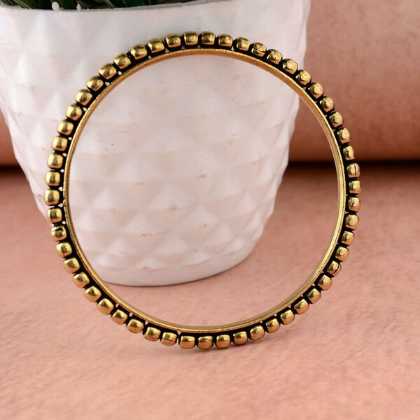 CLASSIC BEADED BANGLE SET main image 0