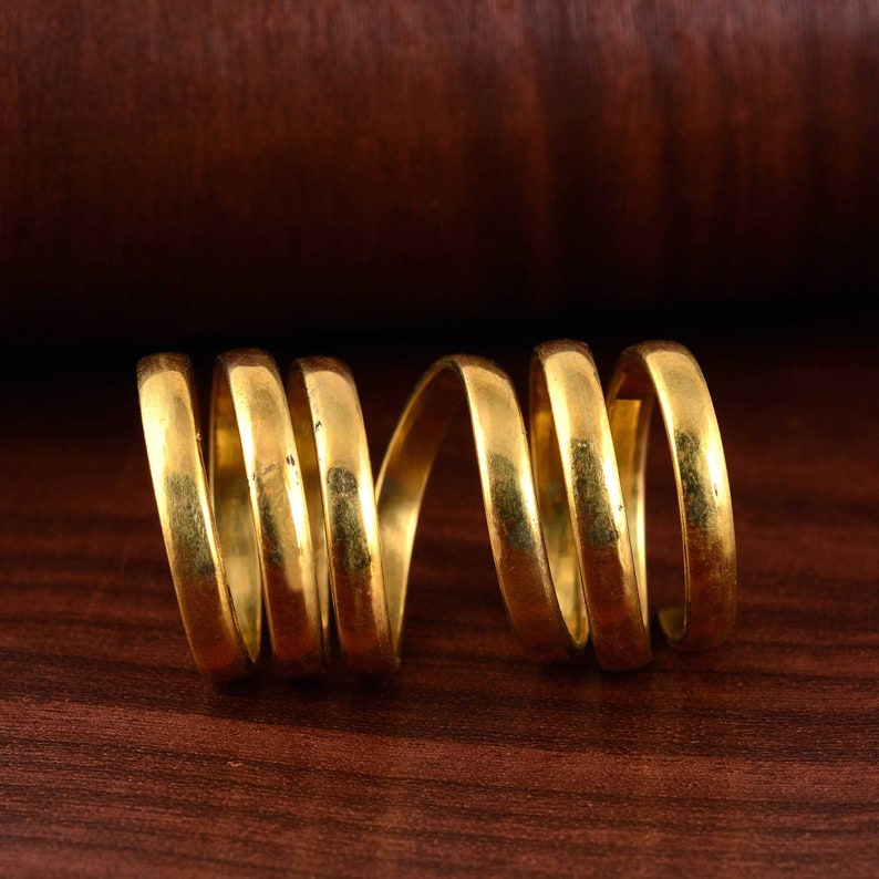 Gold Arthritis Full finger splint adjustable for all types of deviation, comfortable splint ring, Valentine Day Sale Boho Ring Unisex Gifts. image 3