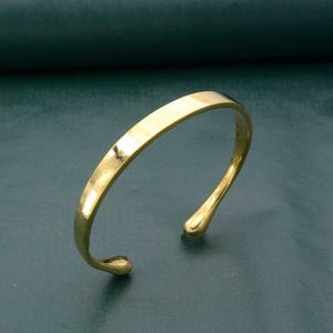 Gold Wide Bangle Bracelet, Men's Cuff Jewellery, Men's Bracelet, Gold Bangle Bracelet, Adjustable Jewellery.