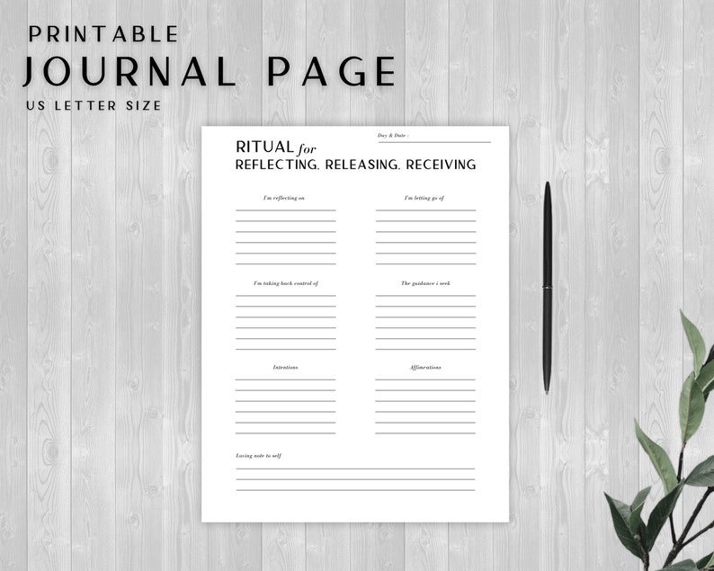 Printable Journal Pages Journal Sheets Journal Templates Journal Prompts Mindful Journal