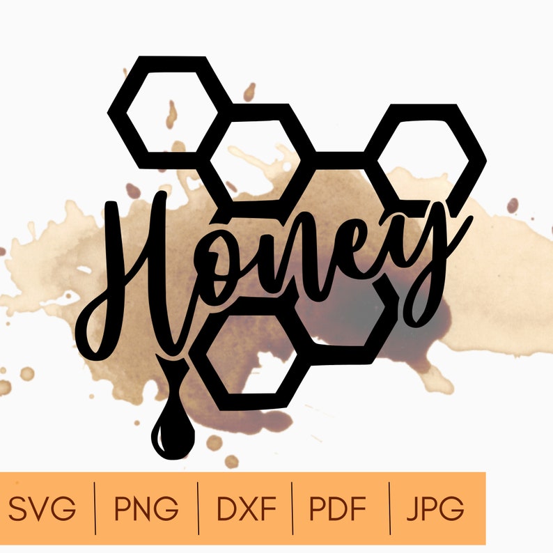 Download Honey SVG Honeycomb SVG Honey Label Coffee SVG Cricut | Etsy