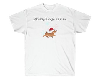 Dashing through the snow Unisex Ultra Cotton Tee