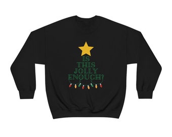 Funny Christmas Tree Unisex Crewneck Sweatshirt