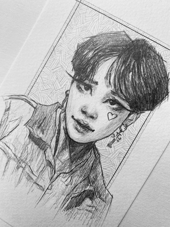 Bts Jimin Original Drawing Illustration Baby Mochi Bangtan Etsy Bts Jimin Original Drawing Illustration Baby Mochi Bangtan Etsy