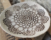 Keramik Teller Deko Schmuck Schale Natur