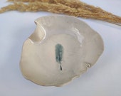Keramik Feder Schüssel/Schale Natur Boho Handarbeit