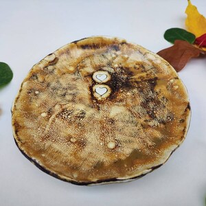 Ceramic Plate Heart Handmade