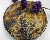 Keramik Teller Natur Handarbeit