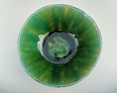 Keramik Schüssel Grün Boho Türkis