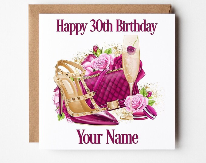 Fabulous Birthday Card, Happy Birthday Card for Mom, Wife, Daughter or
