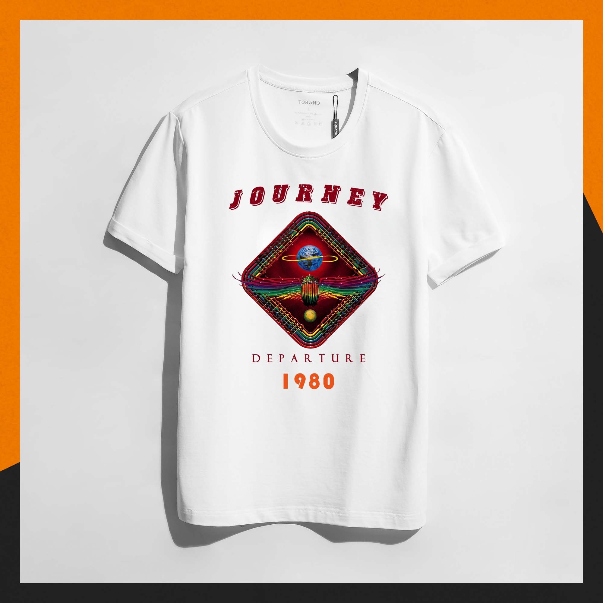 Journey 1980 Departure Logo T-Shirt, Journey Departures Album Tour 1980 T-shirt, Rock Band Vintage Concert