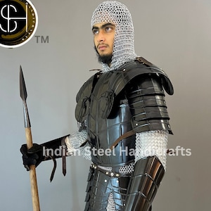 Medieval Knight Armor, Worrier Armor, Larp Armor Costume, Cosplay, Sca, Larp Armor, Fantasy Armor, Gift for men.