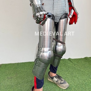 Medieval Knight Thigh Armor, Larp Armor, functional Armor, Fantasy Armor, Sca Armor, Cosplay Armor, Gift for Men/Women