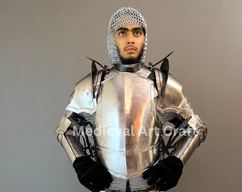 Medieval Knight Armor for Brave Warrior, Armor Costume, Cosplay, Sca, Larp Armor, Halloween Gift