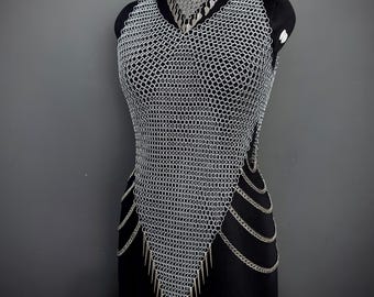 Handmade Steel Chainmail Dress | Viking Gothic LARP Costume