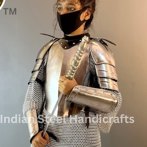 Medieval Knight Lady Armor, Larp Armor, Fantasy Female Armor Costume, Cosplay Armor, Sca Armor, Gift Item