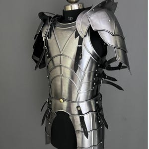 中世の軽騎兵用鋼鉄鎧：真鍮装飾付きコスプレLARPコスチューム - Etsy 日本