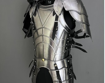 Medieval Knight Armor: Functional Steel LARP Cosplay Costume