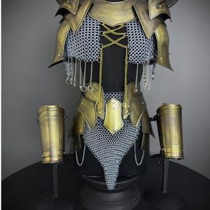 Medieval Cuirass Armor: Steel Lady Cosplay Set - SCA LARP Costume