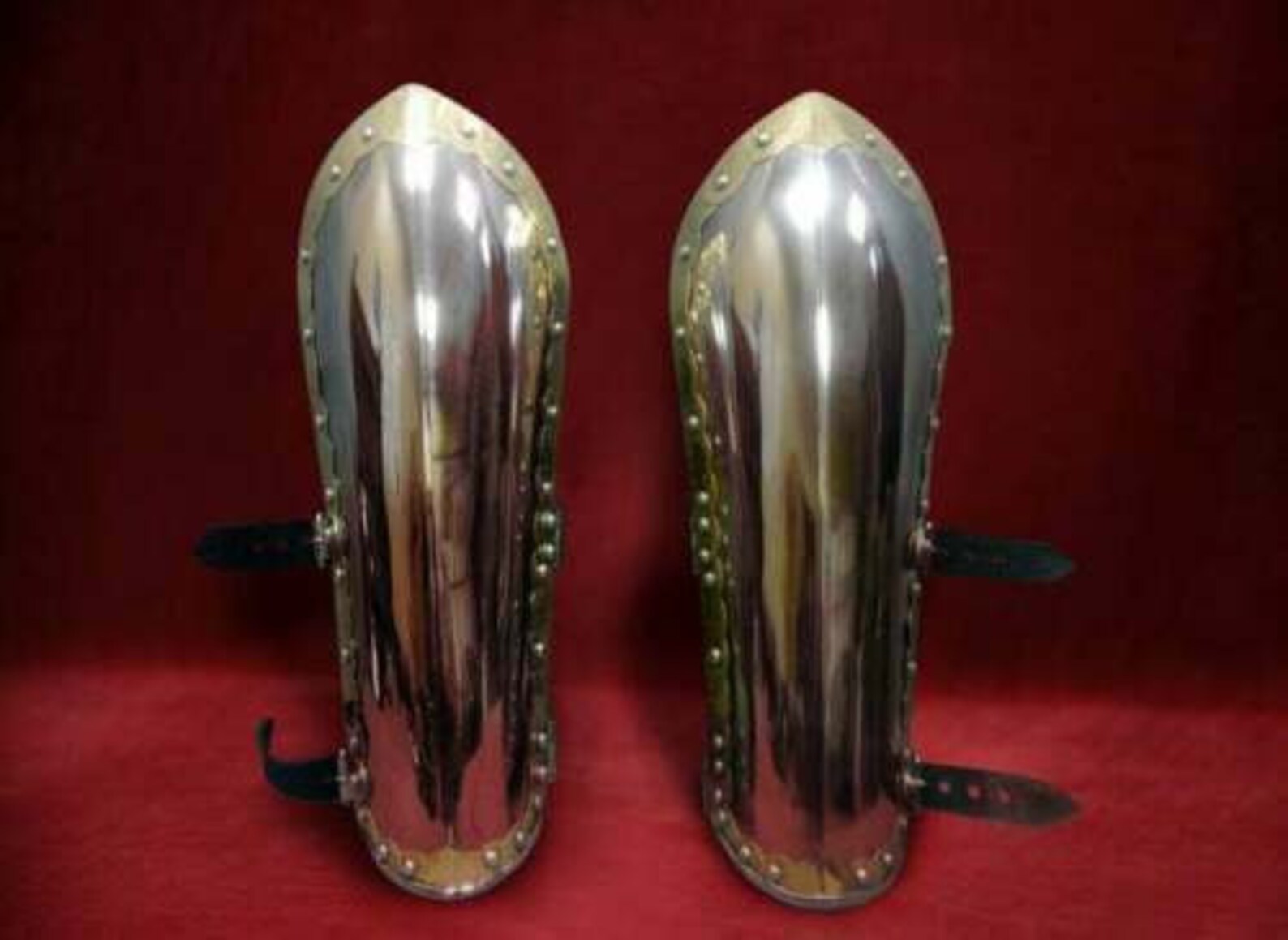 Medieval solid Steel Armor Bracers Pair of Arm Etsy