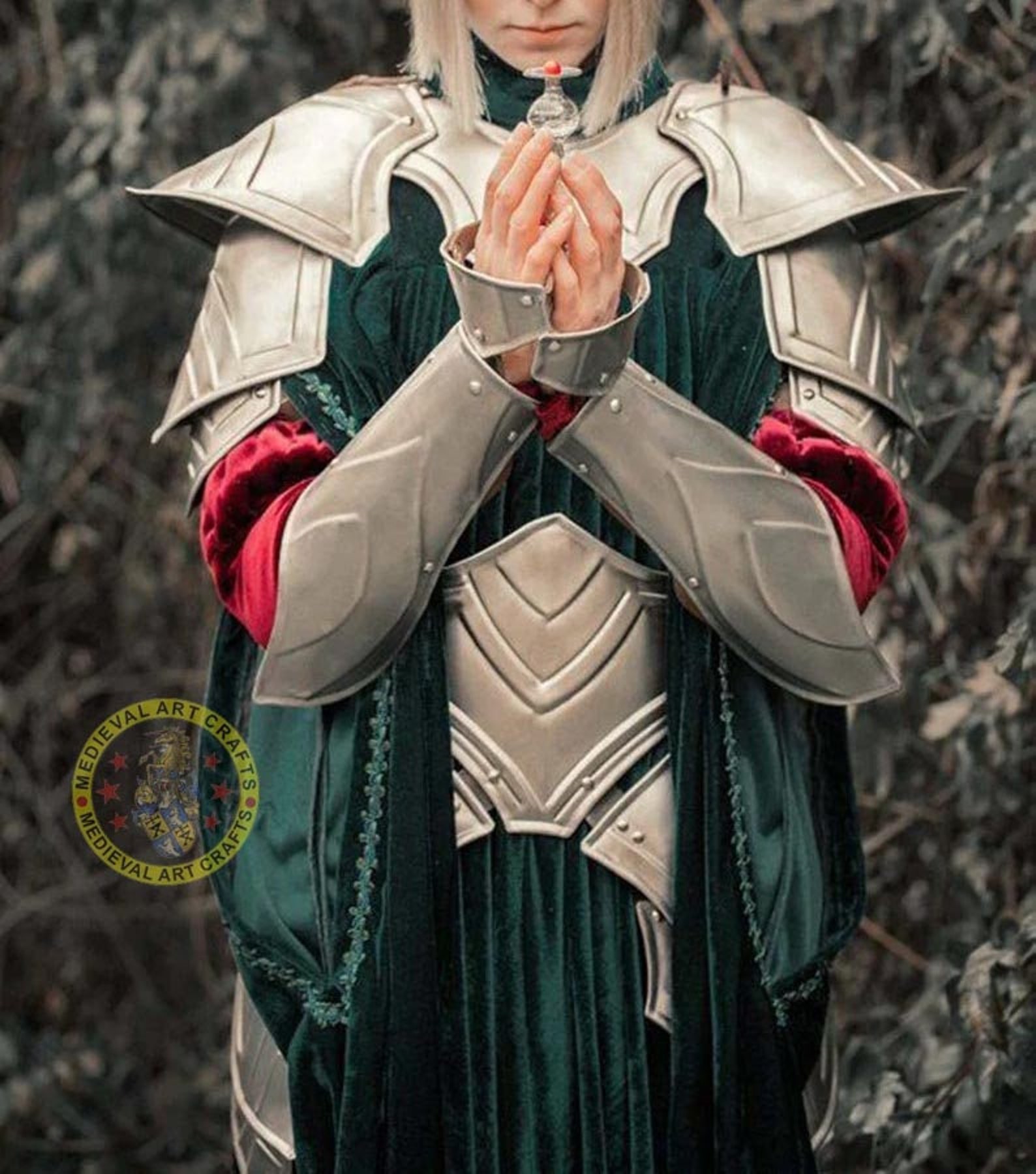 Knight Lady Armor Female Larp Armor Costume Cosplay Sca Etsy