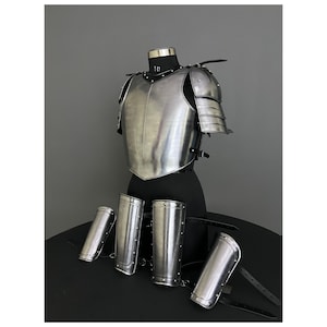 Medieval Lady Knight Armor: Steel Female Cosplay LARP Costume