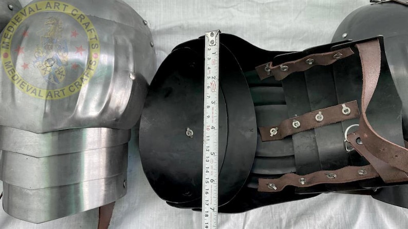 Knight Brave Female Armor, Gorget Pouldron Armor, Cosplay Armor, Sca Armor, Larp Armor, Gift for Women image 5