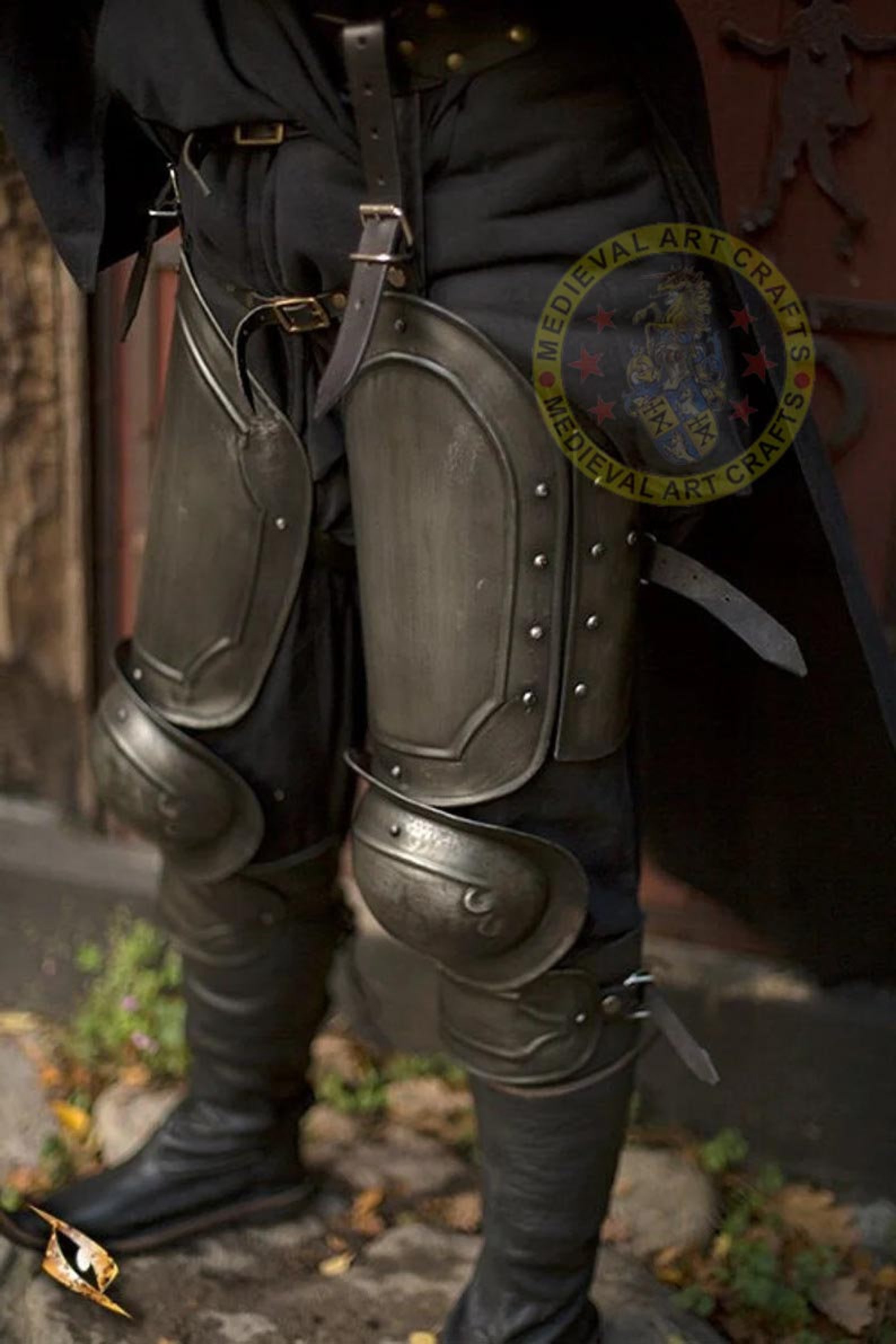 Medieval Knight Female Leg Guard Armor Functional Armour Etsy