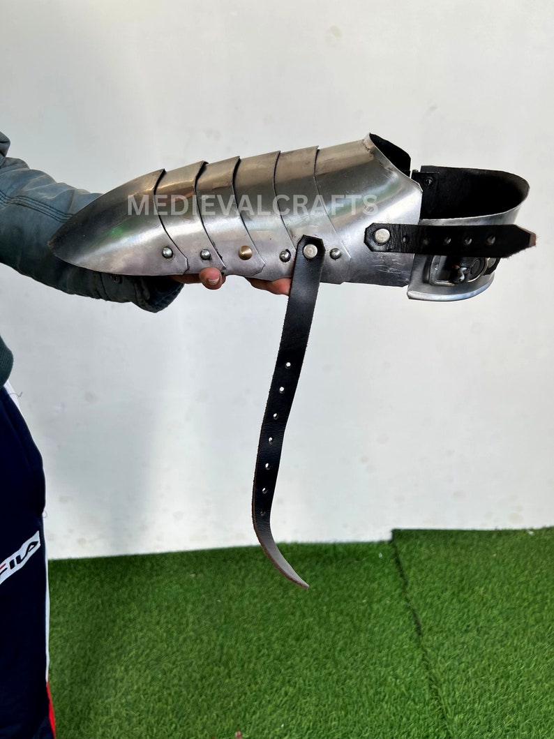 Medeltida riddare Steel Sabatons: Lajv Cosplay-rustning, storlek 12-13 bild 10