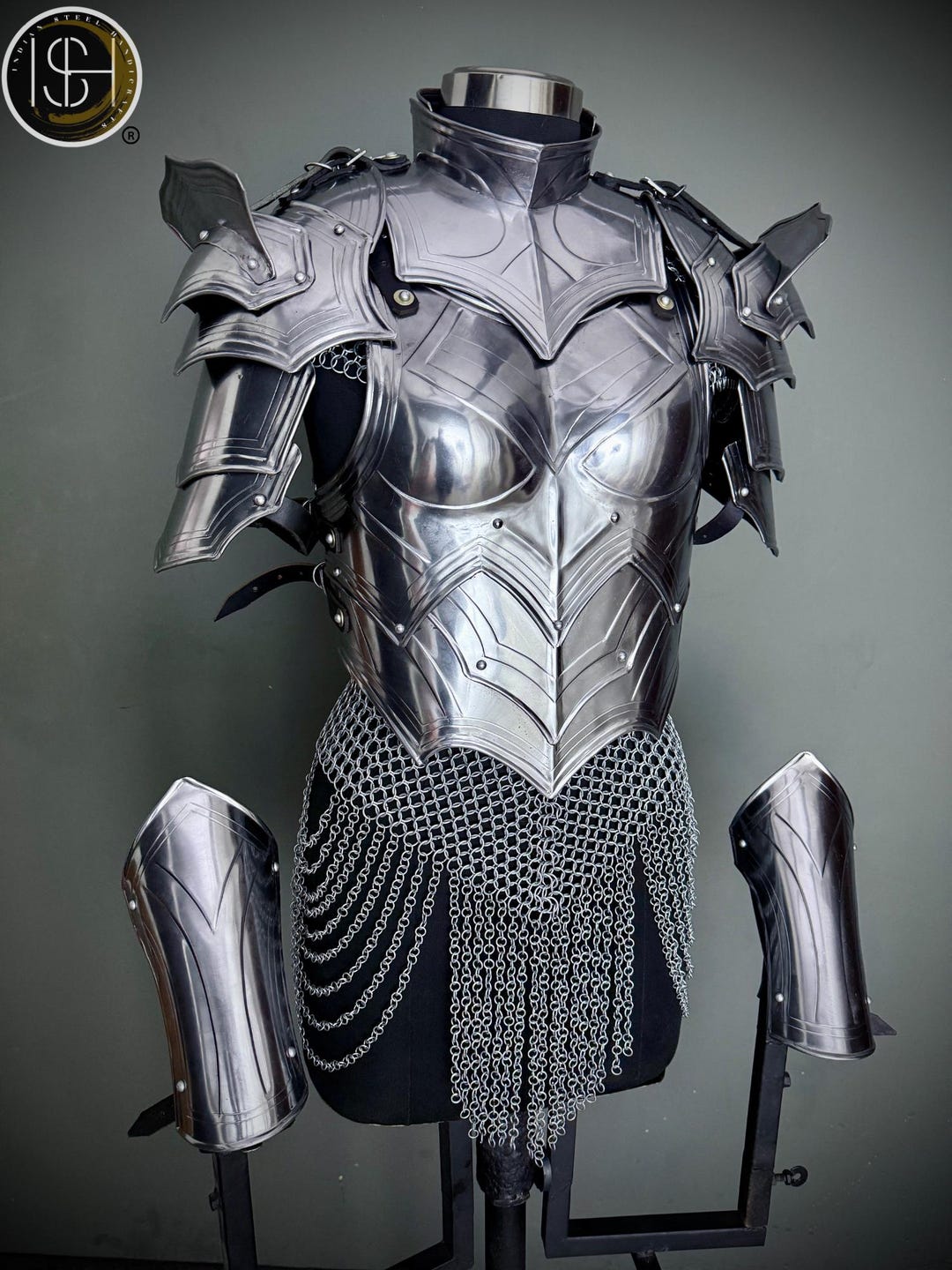 Armure De Corps Médiévale En Acier - Cuirasse De Chevalier Pour LARP Et Reconstitution