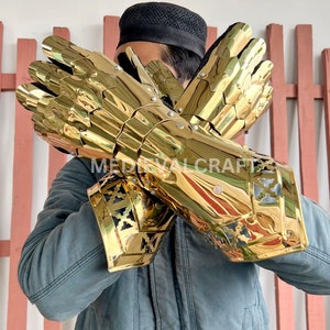 Thomas infinity Gauntlets, Armor, functional gloves, Cosplay,Sca Armor, LARP, Gift item.