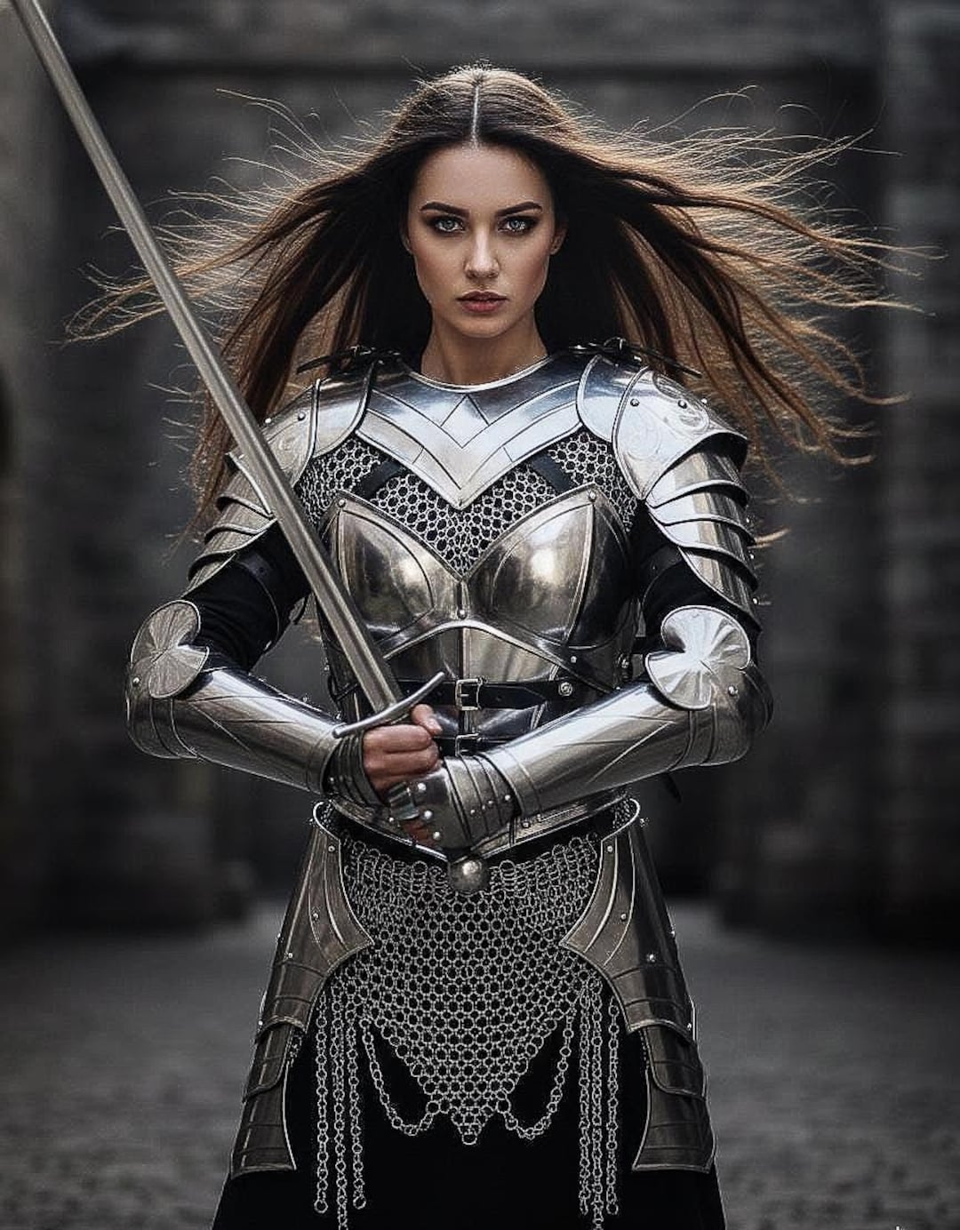 Medieval Knight Armor Set: Women's Fantasy SCA LARP Cosplay Costume - Etsy