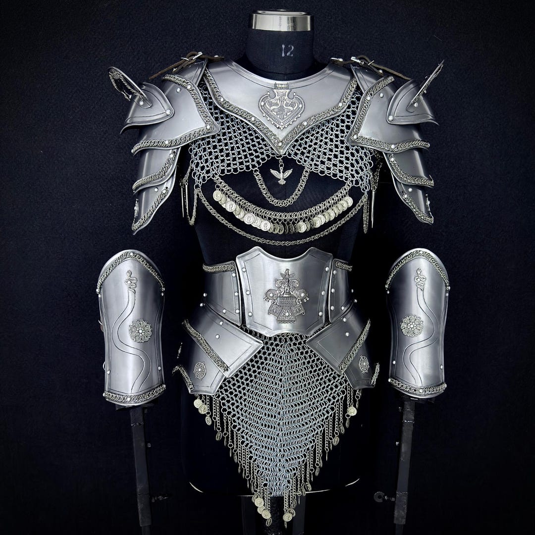 Medieval Steel Female Armor Set