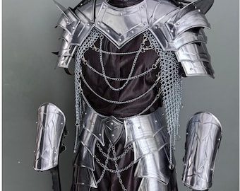 Medieval Steel Armor Set: Cosplay LARP Renaissance Costume