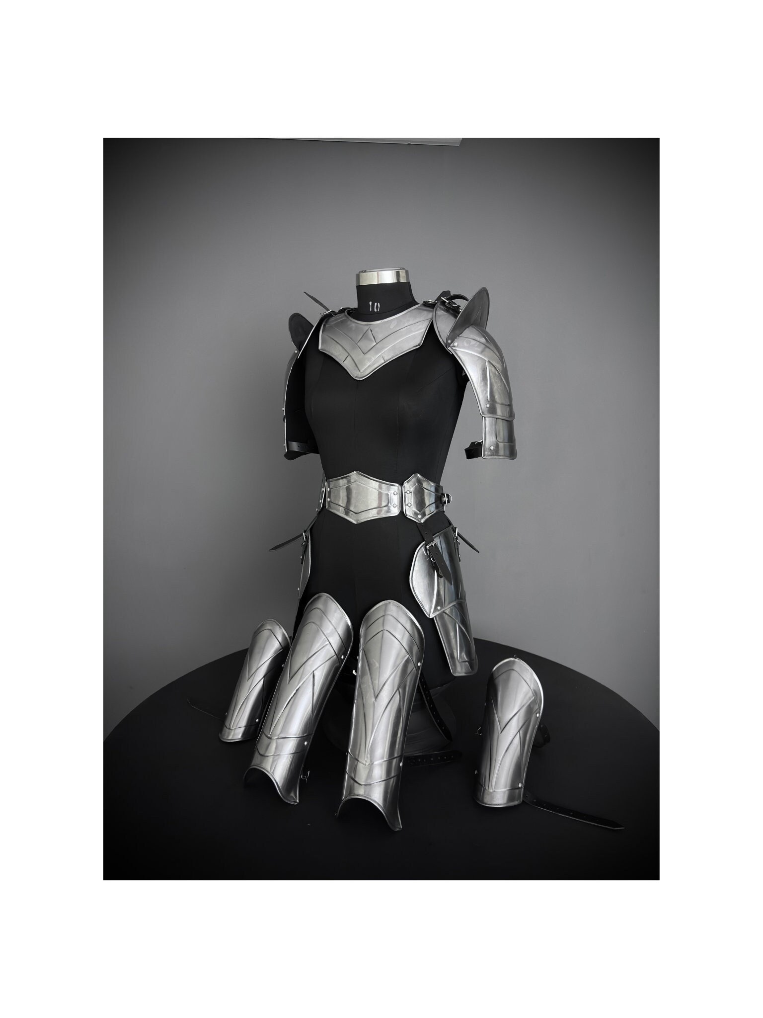 Brave Lady Medieval Armor Set: 20 Gauge Steel, Cosplay LARP Costume