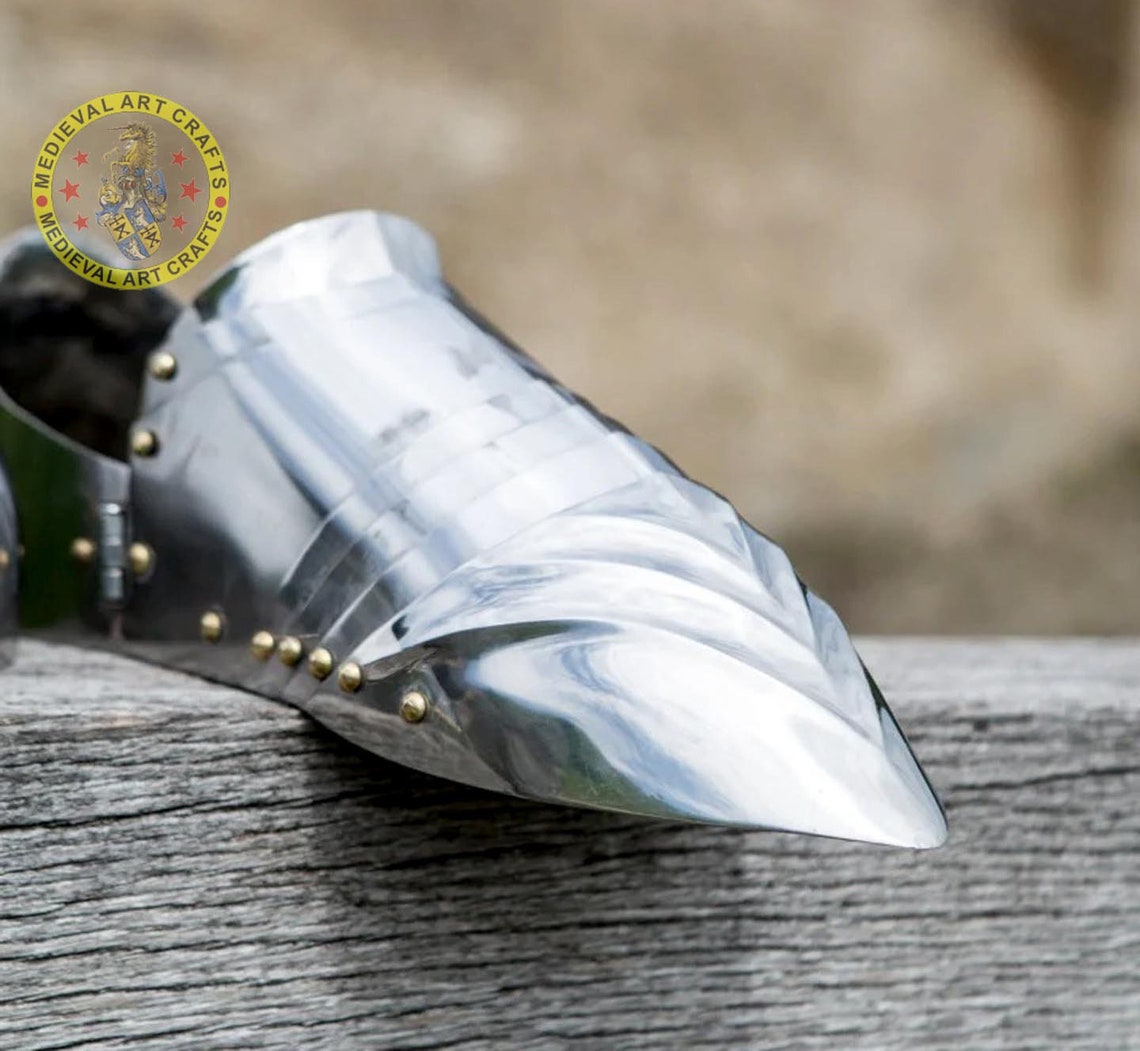 Medieval Knight Leg Guard &sabaton Armor Larp Armor Etsy UK