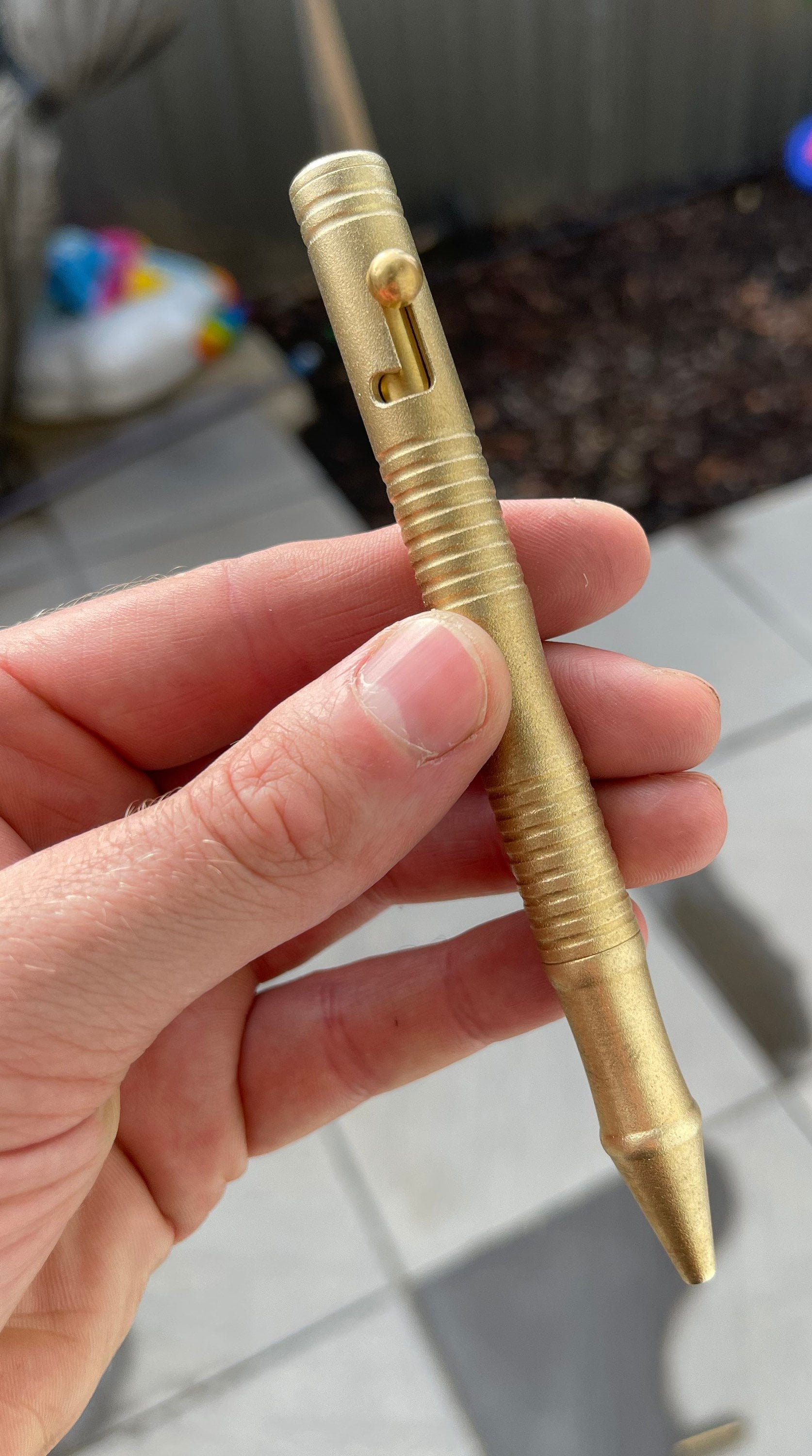 Custom Brass Bolt Action Pen. Brass. Patina. Pen. Edc. Men. Gift