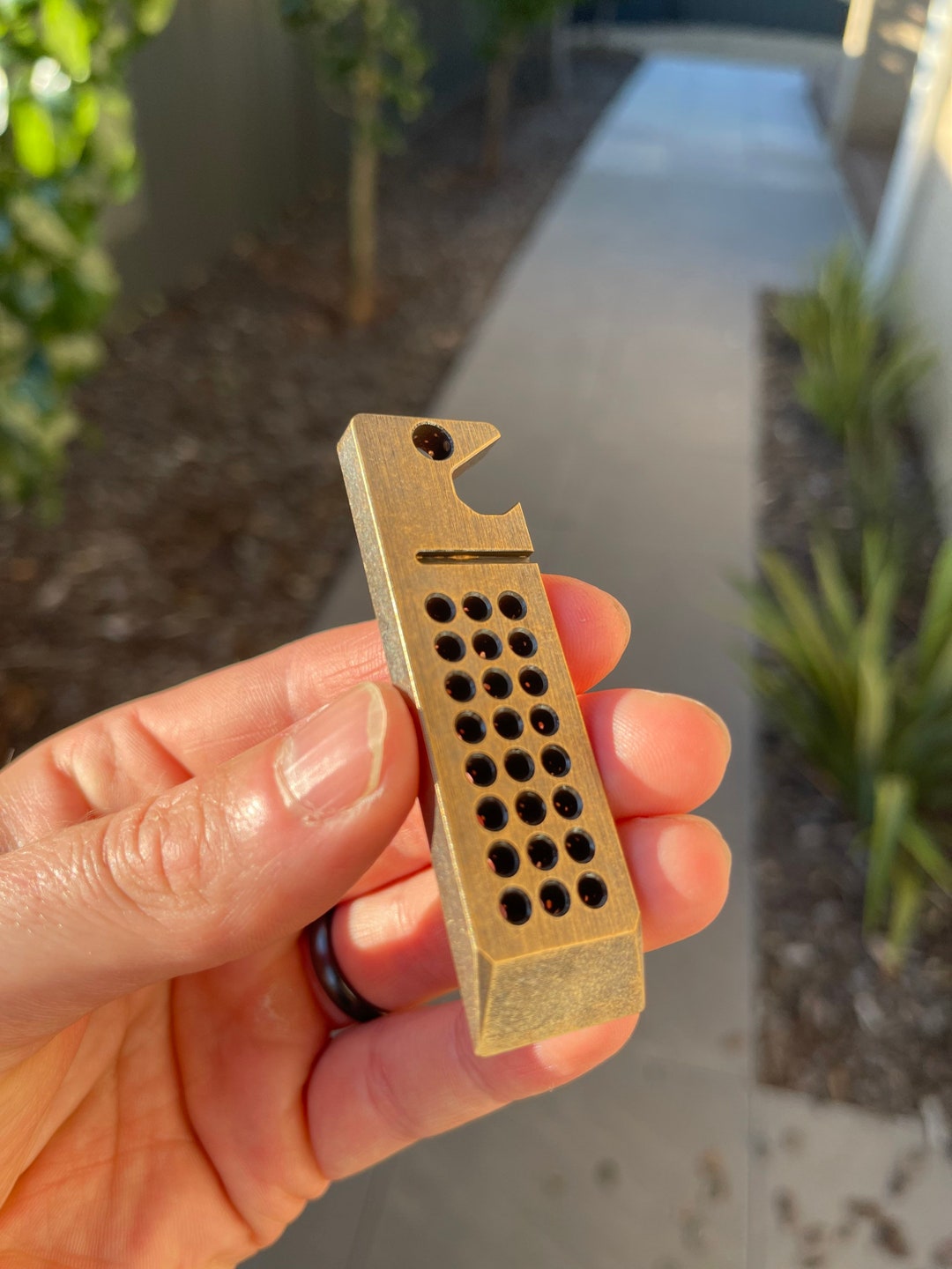 Brass Pry Bar. Mens. Gift. Husband. Special. Collectable. Anniversary