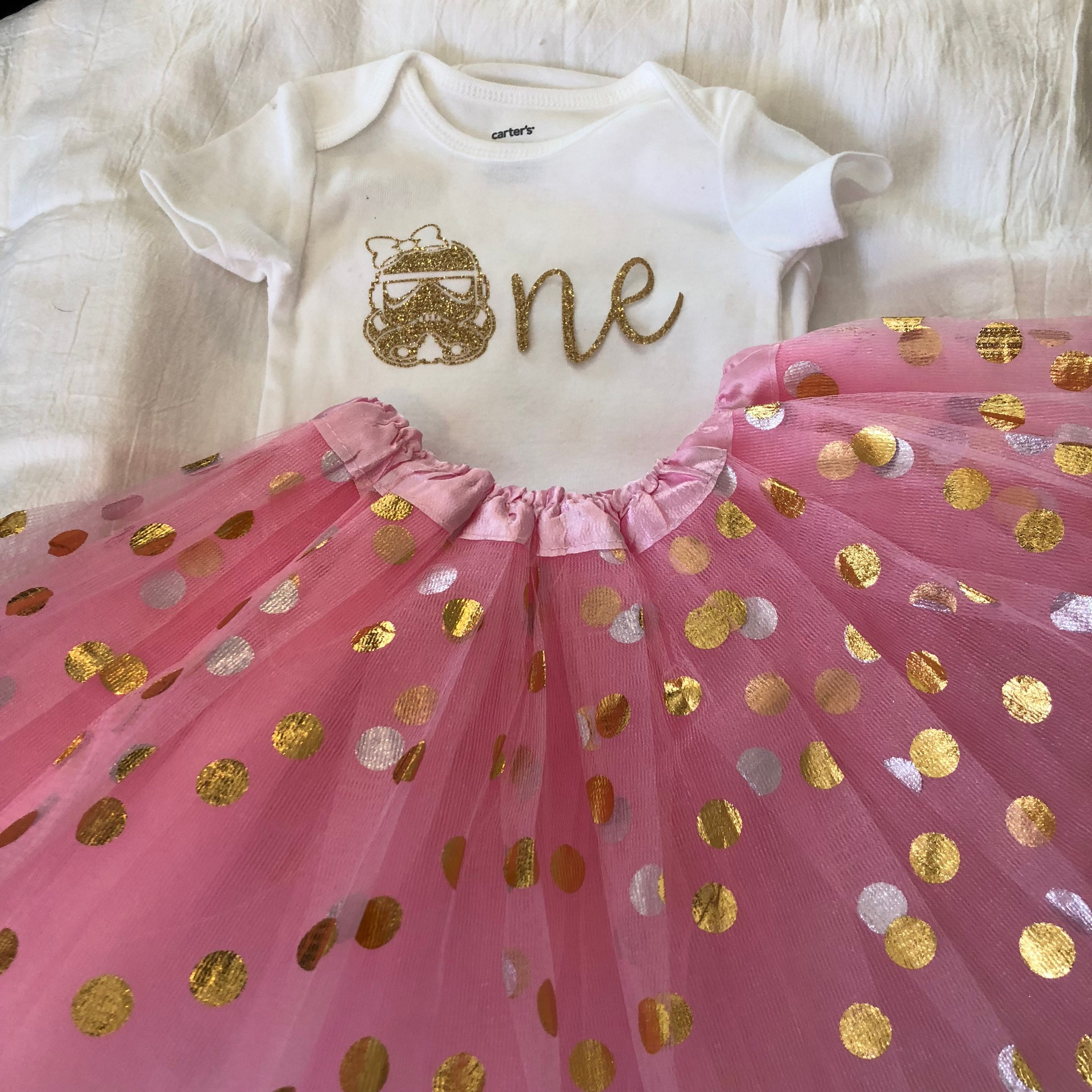 Storm Trooper Birthday Onesie, Star Wars Tutu,baby Girl Star Wars