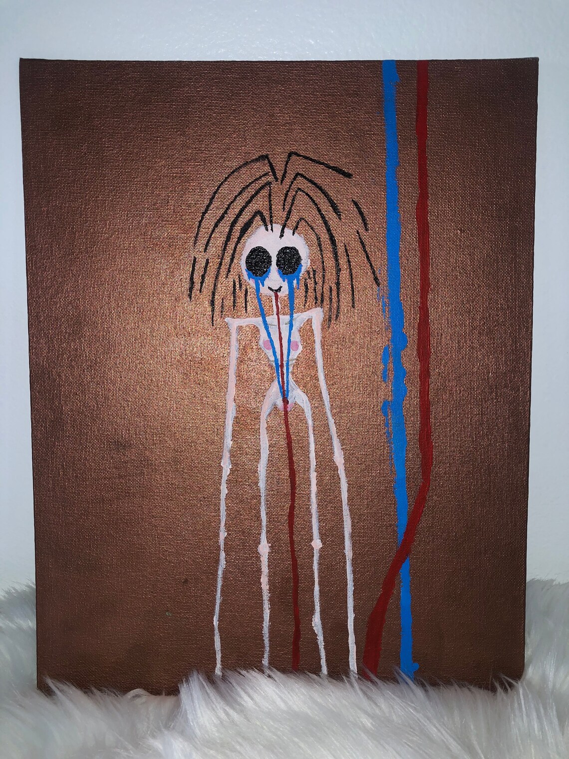 Original Creepy Painting Creepy Painting Acrylic On Canvas Flat Il 1140xN.2483133373 S4ez