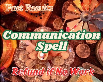 Communication Spell - Restore Contact and Clear Blockages, Connection Spell, Relationship Spell【Refund and recast if it is no work】