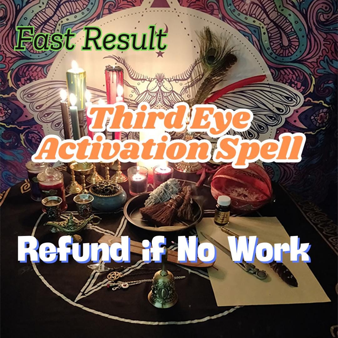 Refund If No Work! Third Eye Activation Spell - Intuition Spell ...