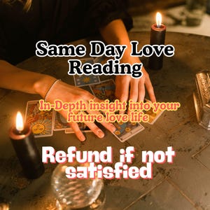 Love Reading【Refund if inaccurate】- Does he/she love me? - In-Depth insight into your future love life - Intuitive Reading - Same Day
