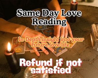 Love Reading【Refund if inaccurate】- Does he/she love me? - In-Depth insight into your future love life - Intuitive Reading - Same Day
