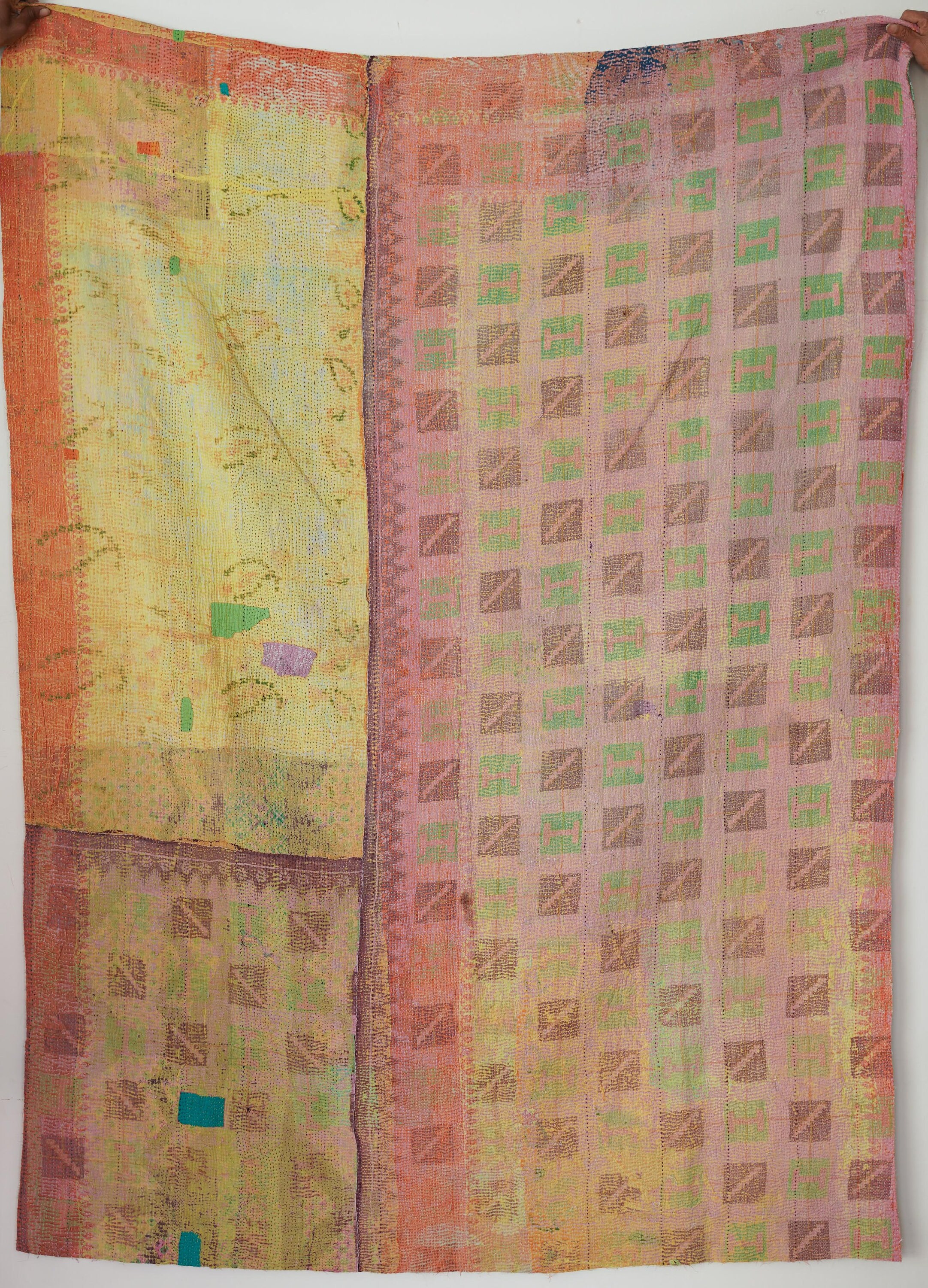 Bedding Blankets & Throws Throws Beautiful fine quality Vintage kantha