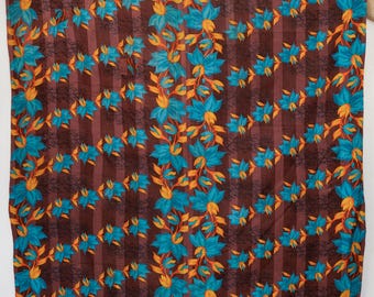 Miękka bawełniana narzuta Kantha, dwustronna kołdra w stylu vintage, kwiatowy koc boho, ręcznie robiona pościel indyjska