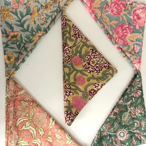 Block Print NAPKINS, 100% Cotton Cloth Dinner Napkins Reusable Table Cloth Boho Wholesale Lot Of Napkins set Eco/Earth Friendly Reusable
