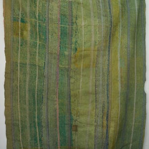 ヴィンテージカンタブランケット｜手作りインドキルト｜ボヘミアンシックなベッドスプレッド